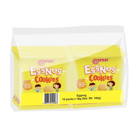 Monde Nissin Eggnog Cookies 18g x 10 Packs