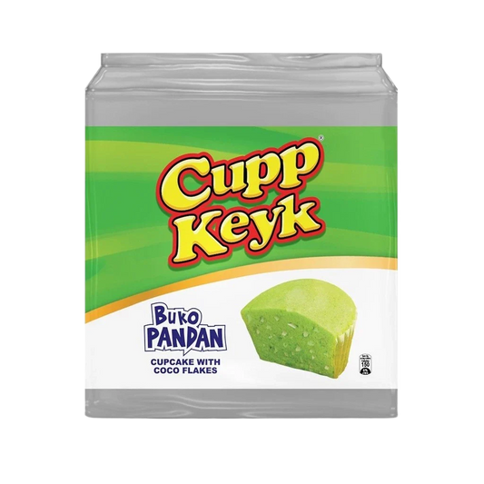 Cupp Keyk Buko Pandan Cupcake with Coco Flakes 33g x 10 pcs