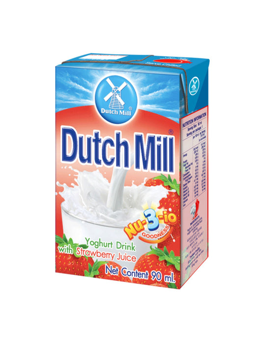 Dutch Mill UHT Yoghurt Drink with Strawberry Juice 90ml