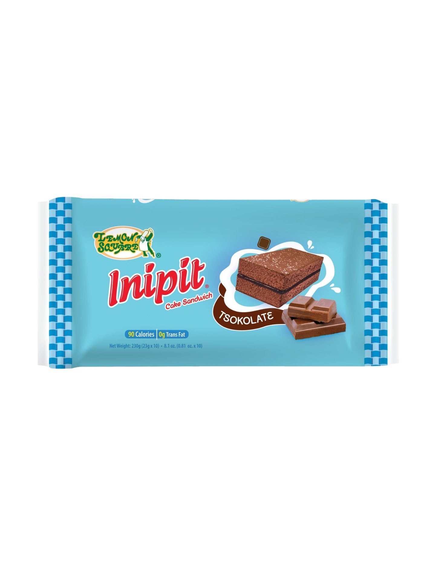 Lemon Square Inipit Tsokolate Cake Sandwich 22g x 10 Sachets