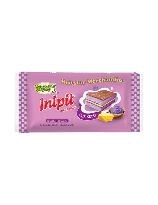 Lemon Square Inipit Ube Keso Cake Sandwich 23g x 10 Sachets