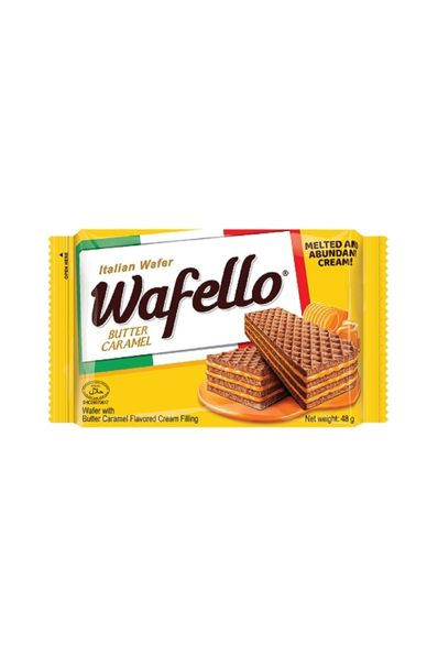Wafello Butter Caramel Wafers 48g