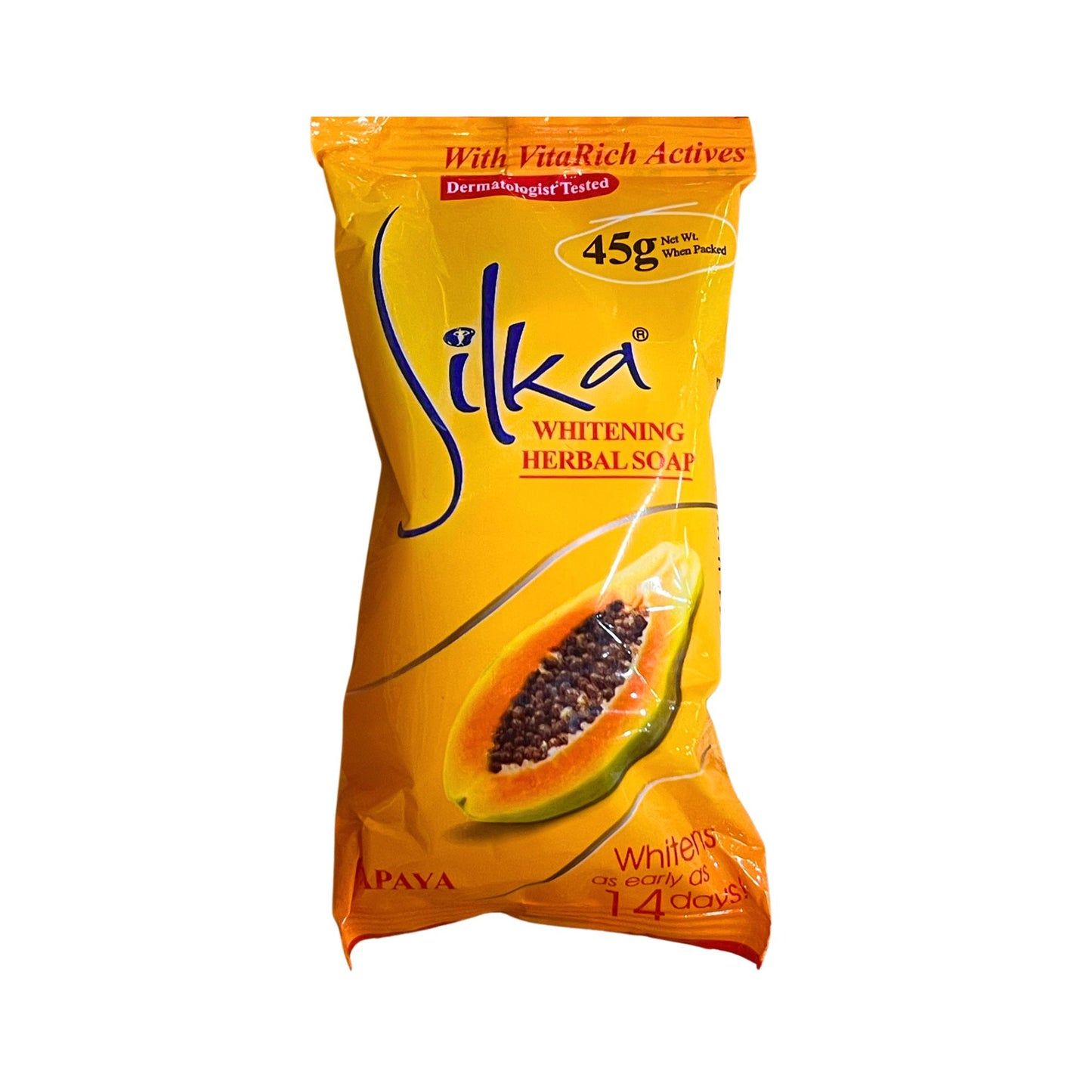 Silka Soap Whitening Papaya 45g