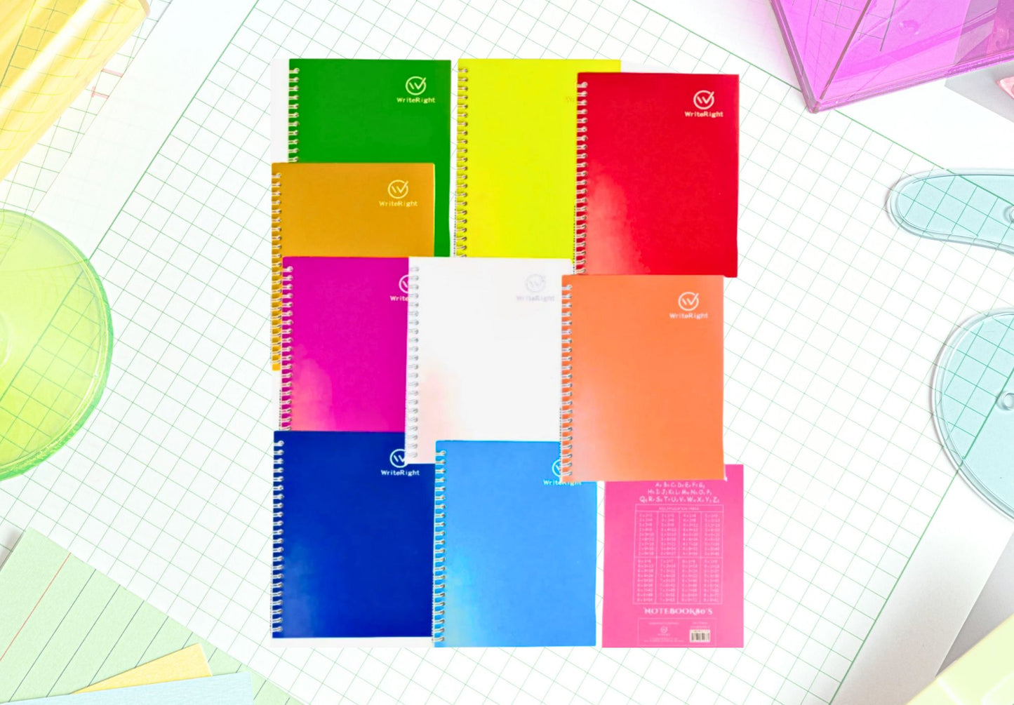 [School Sale] WriteRight University-Spiral Notebook No Cover 200 x 250mm