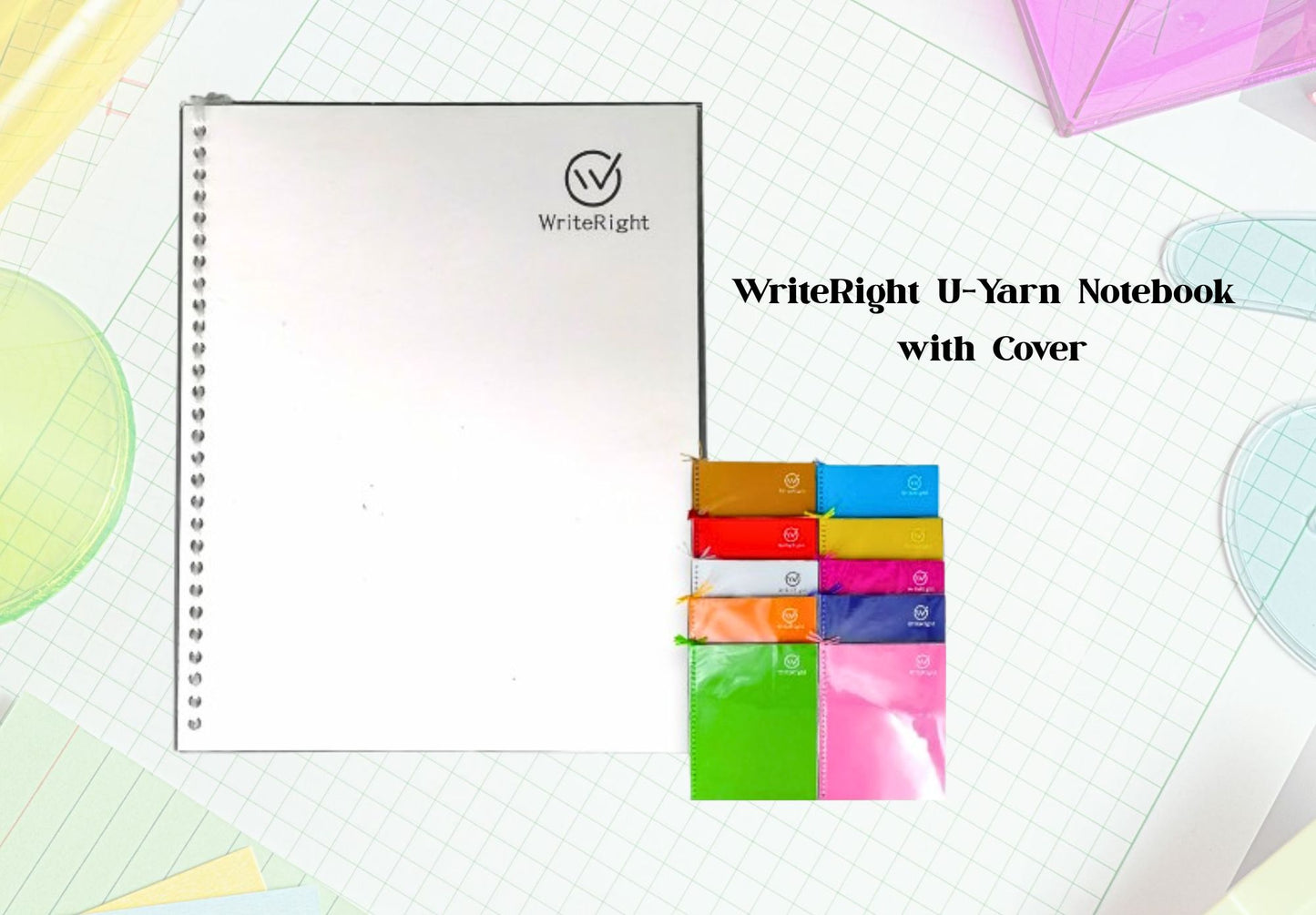 [School Sale] WriteRight University-Yarn Notebook with Cover